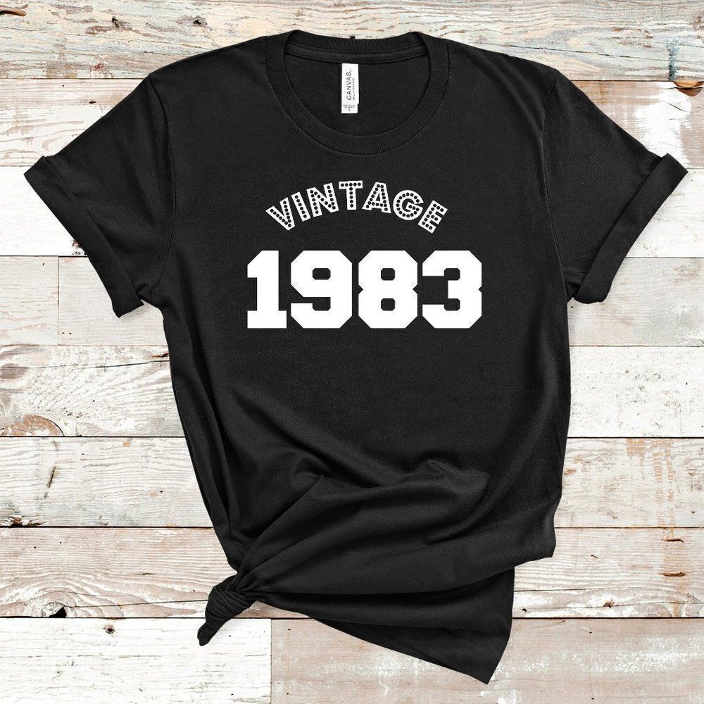 Vintage 1983 Soft Graphic Custom Tee Shirt - Picture 2 of 14